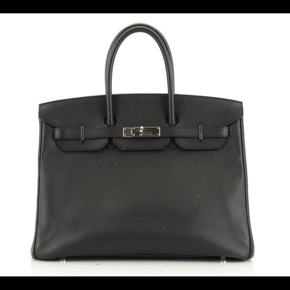 Hermes Birkin 35 Epsom Leather Black Palladium - Picture 8 of 16